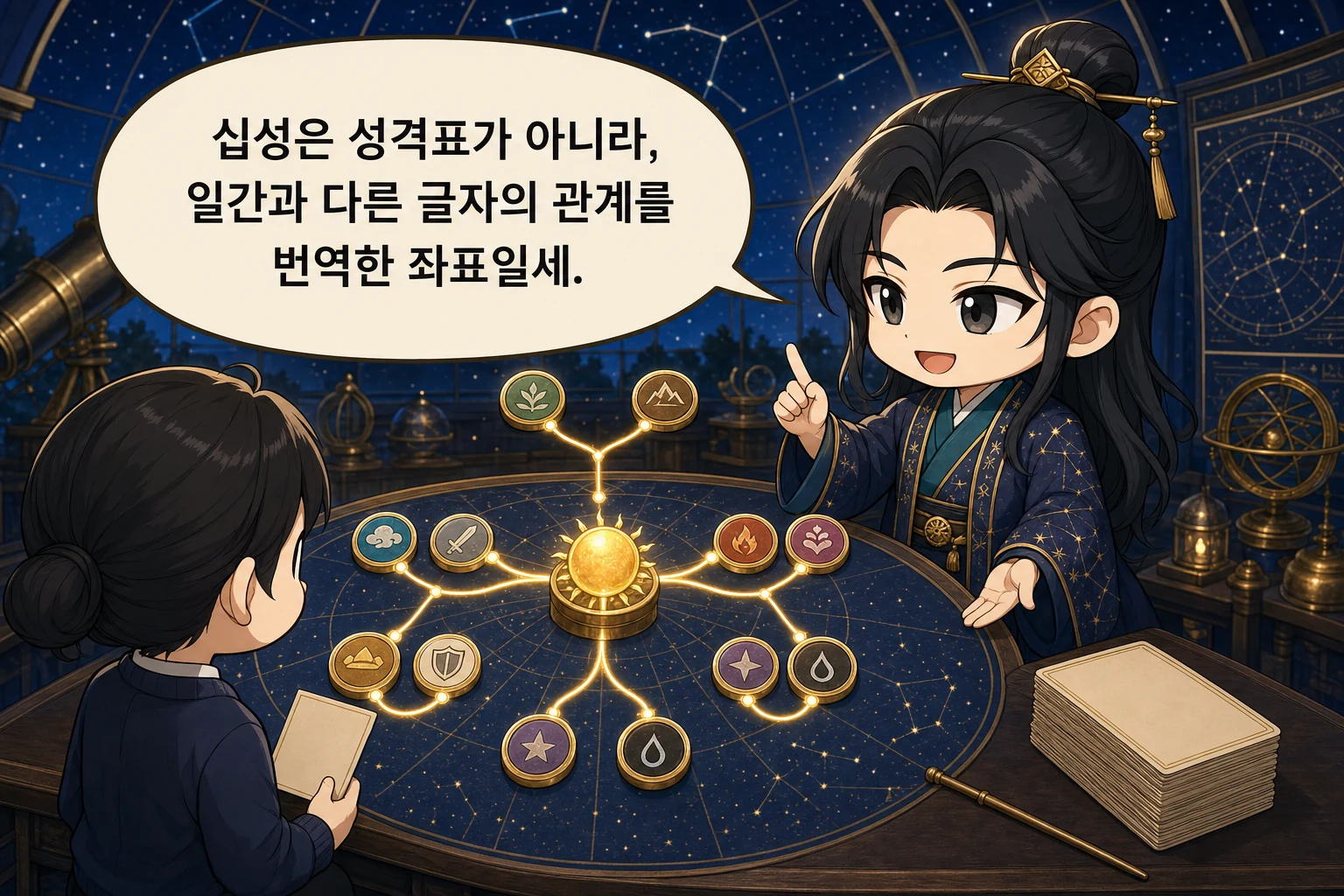 십성은 성격표가 아니라, 일간과 다른 글자의 관계를 번역한 좌표일세.